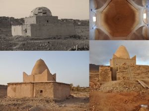 Mausolées du Ksar Assa, avant et après les travaux de restauration