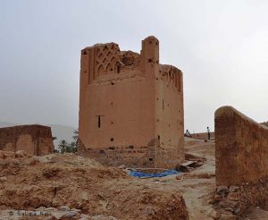 Minaret d'Akka travaux de restauration en cours