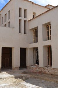 Centre d'interprétation des archives Tiguemmi N'Tamazirt à la Médina de Tiznit, travaux en cours
