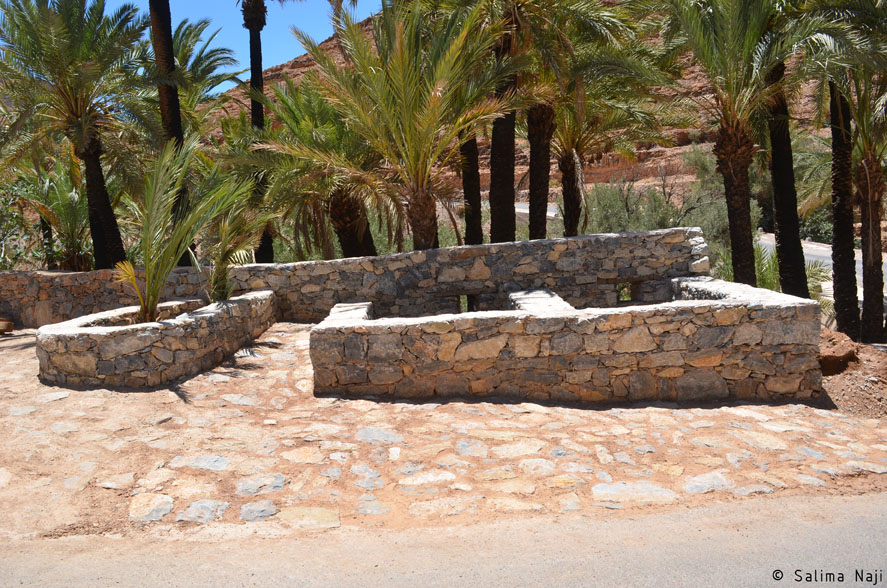 Vallée d'Ait Mansour après les travaux d'aménagement.